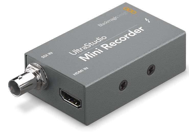 blackmagic ultrastudio mini recorder audio capture